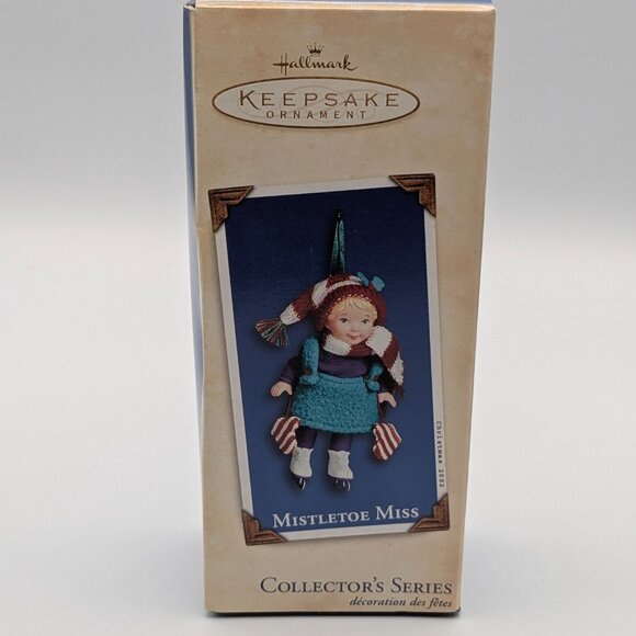 Hallmark Keepsake Mistletoe Miss 2002, 2nd in Mistletoe Miss Series, Porcelain - Picture 8 of 11